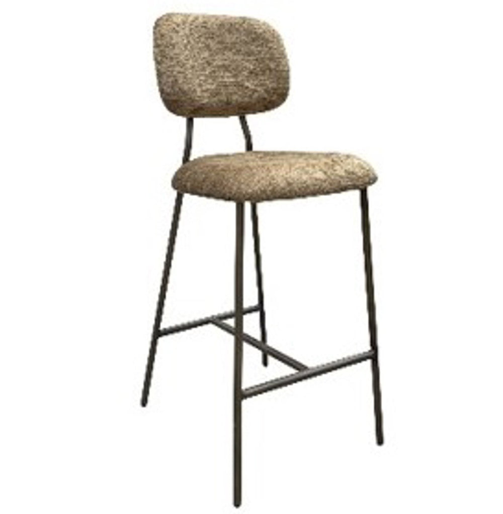 Counter stool Xenia brandy fusion fire retardant (Set of 2) - Canwell Interiors Limited - Richmond