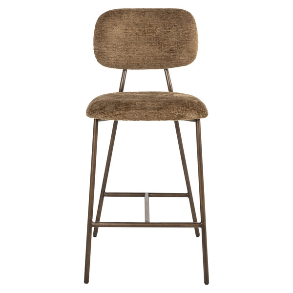 Counter stool Xenia brandy fusion fire retardant (Set of 2) - Canwell Interiors Limited - Richmond