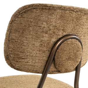 Counter stool Xenia brandy fusion fire retardant (Set of 2) - Canwell Interiors Limited - Richmond