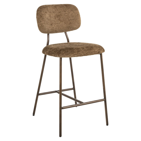 Counter stool Xenia brandy fusion fire retardant (Set of 2) - Canwell Interiors Limited - Richmond