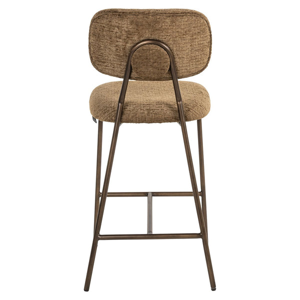 Counter stool Xenia brandy fusion fire retardant (Set of 2) - Canwell Interiors Limited - Richmond