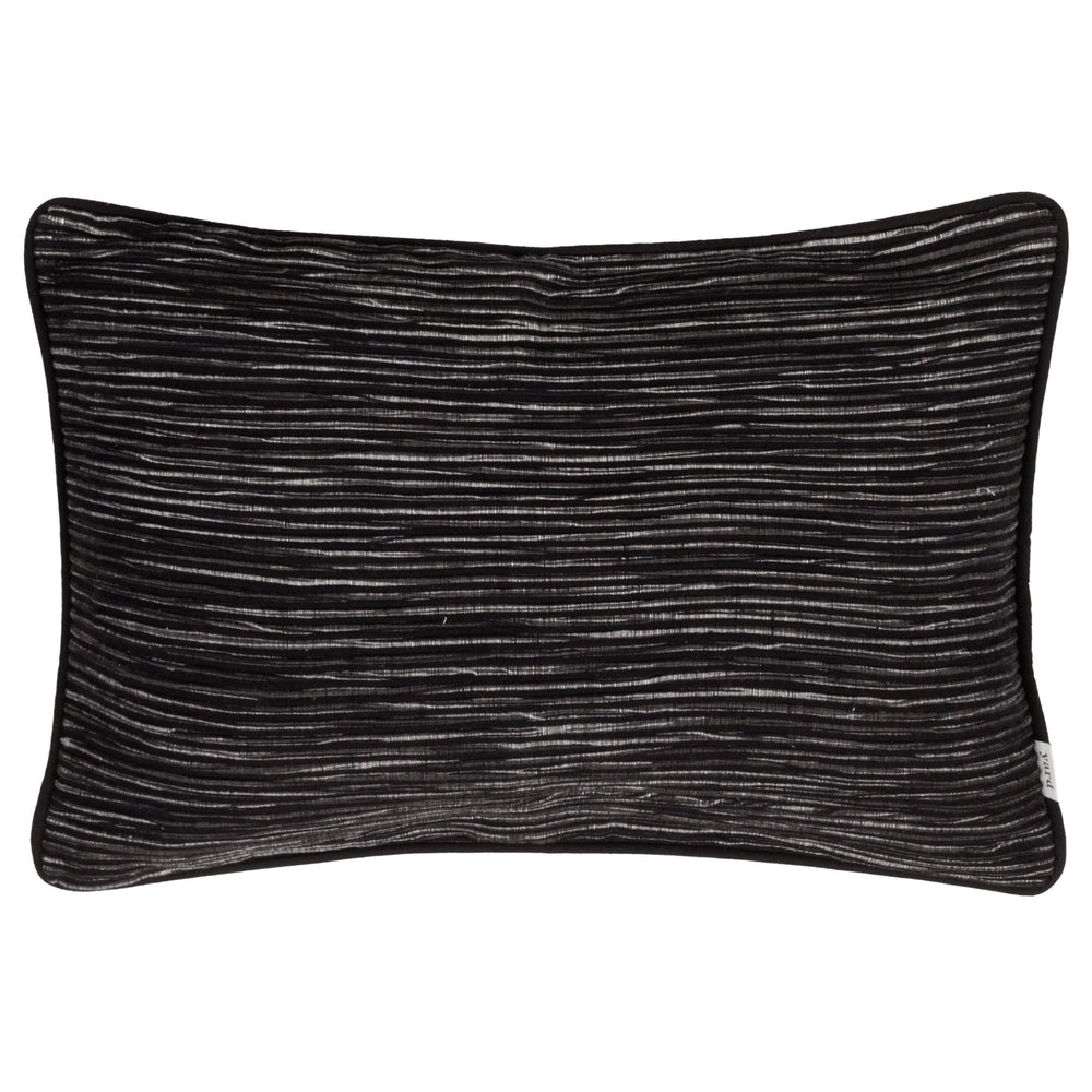 Cove 35x50 Feather Filled Cushion Black - Canwell Interiors Limited - Riva