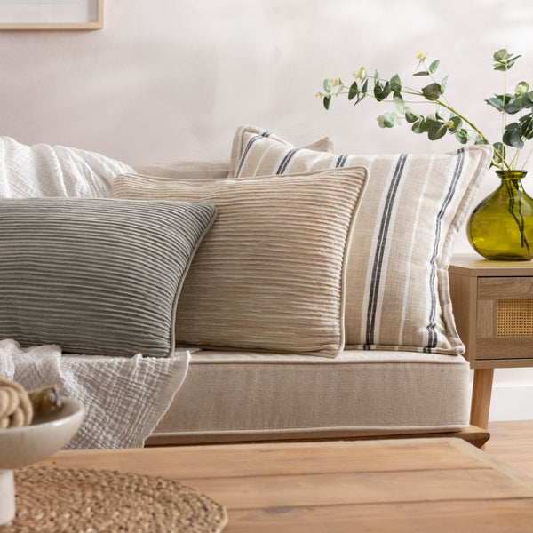 Cove 35x50 Feather Filled Cushion Pebble Grey - Canwell Interiors Limited - Riva