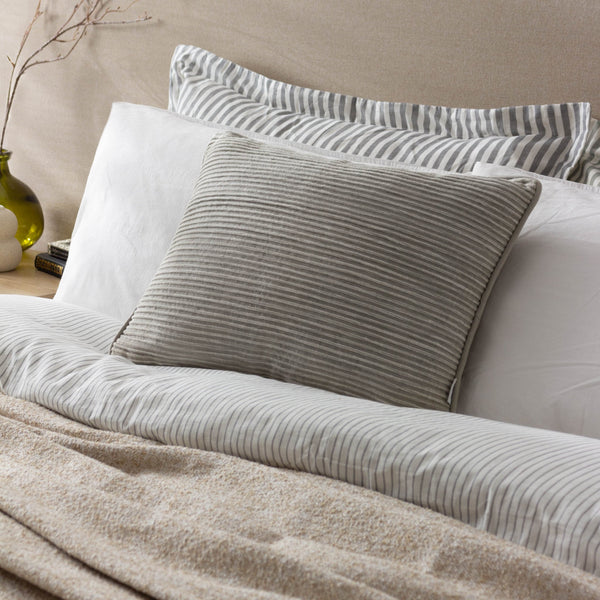 Cove 35x50 Feather Filled Cushion Pebble Grey - Canwell Interiors Limited - Riva