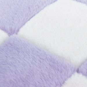 Cozee Check 50x50 Feather Filled Cushion Lilac - Canwell Interiors Limited - Riva