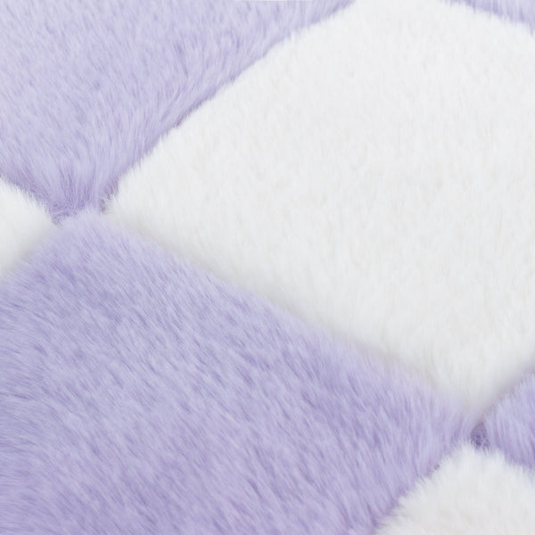 Cozee Check 50x50 Feather Filled Cushion Lilac - Canwell Interiors Limited - Riva