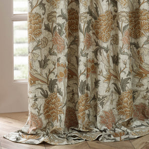 Cray 167x182 Pencil Pleat Curtains Stone/Clay - XShowhome Limited - Riva