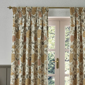 Cray 167x182 Pencil Pleat Curtains Stone/Clay - XShowhome Limited - Riva