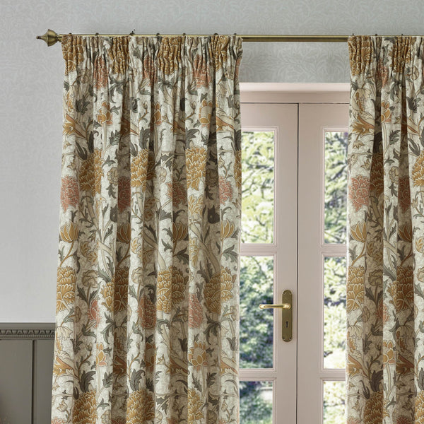 Cray 228x137 Pencil Pleat Curtains Stone/Clay - XShowhome Limited - Riva