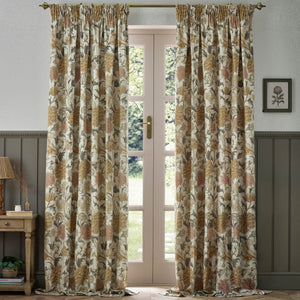 Cray 228x137 Pencil Pleat Curtains Stone/Clay - XShowhome Limited - Riva