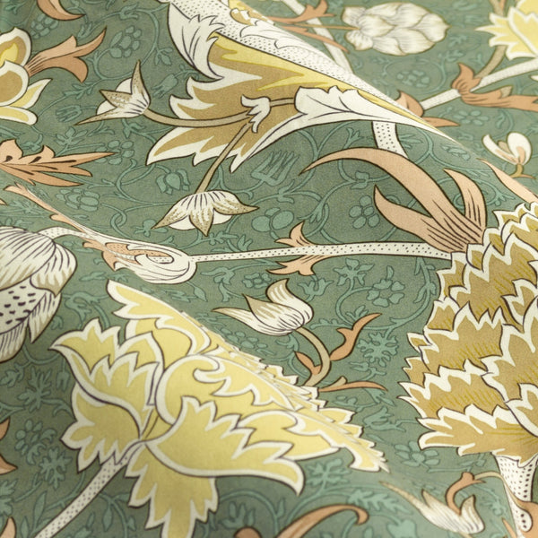 Cray 228x182 Pencil Pleat Curtains Sage/Sunflower - XShowhome Limited - Riva