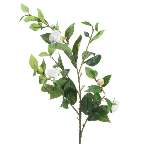 Cream Gardenia Stem - Canwell Interiors Limited - Hills