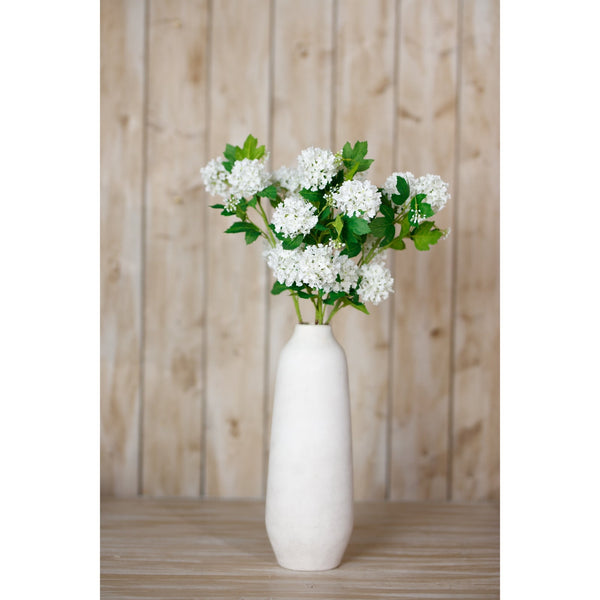 Cream Snowball Viburnum Spray - Canwell Interiors Limited - Hills
