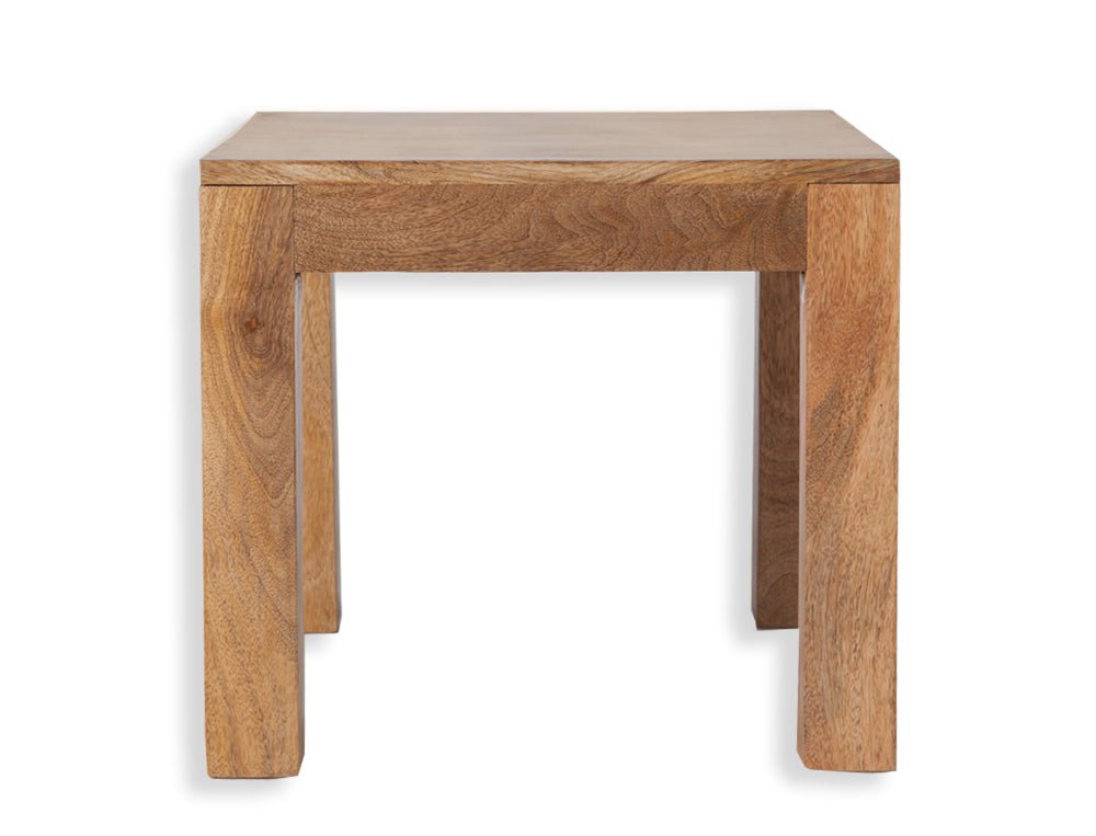 Cube Mango Lamp Table - Canwell Interiors Limited - IFD