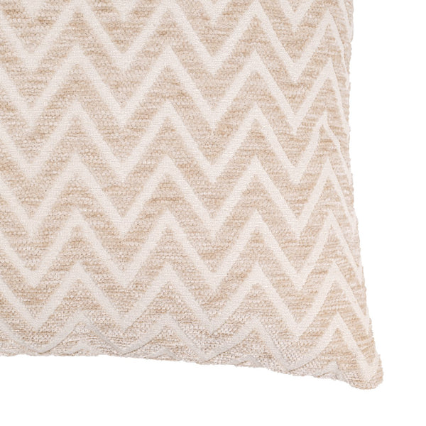 Cushion Cassy beige chevron - Canwell Interiors Limited - Richmond