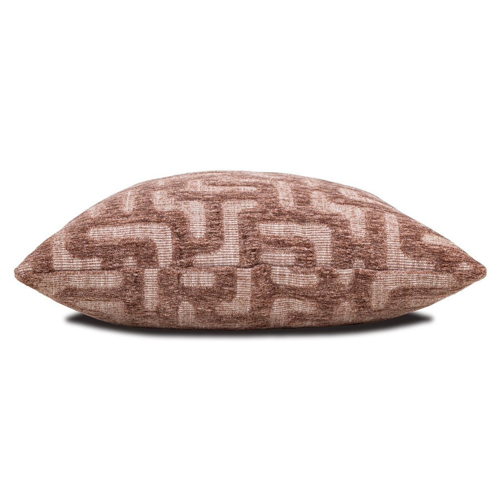 Cushion Lexa blush labyrinth - Canwell Interiors Limited - Richmond