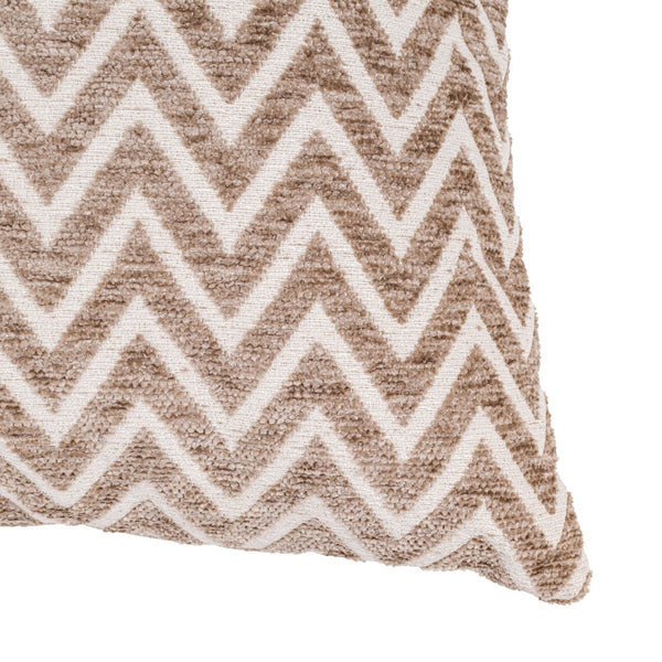 Cushion Nino sand chevron - Canwell Interiors Limited - Richmond