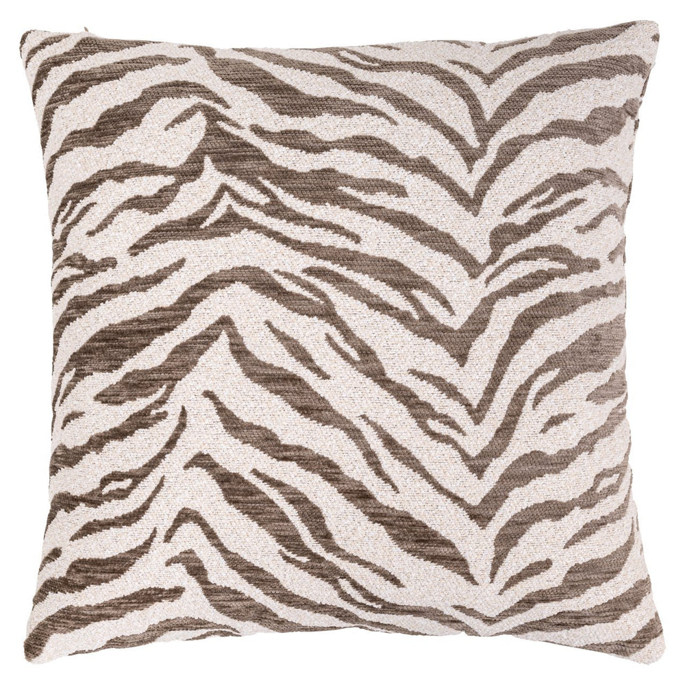 Cushion Tara taupe tiger - Canwell Interiors Limited - Richmond