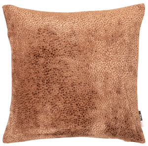 Cut Velvet Dots in Chocolate 43x43 - Canwell Interiors Limited - Malini