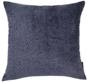 Cut Velvet Dots in Navy 56x56 - Canwell Interiors Limited - Malini