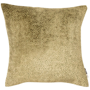 Cut Velvet Dots in Olive 56x56 - Canwell Interiors Limited - Malini
