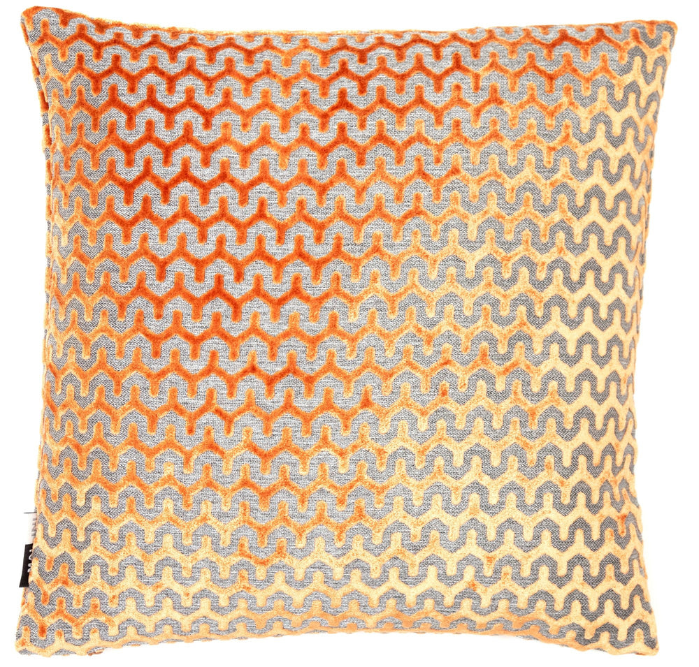 Cut Velvet Wave Tan 56x56 - Canwell Interiors Limited - Malini