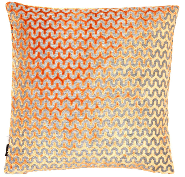 Cut Velvet Wave Tan 56x56 - Canwell Interiors Limited - Malini