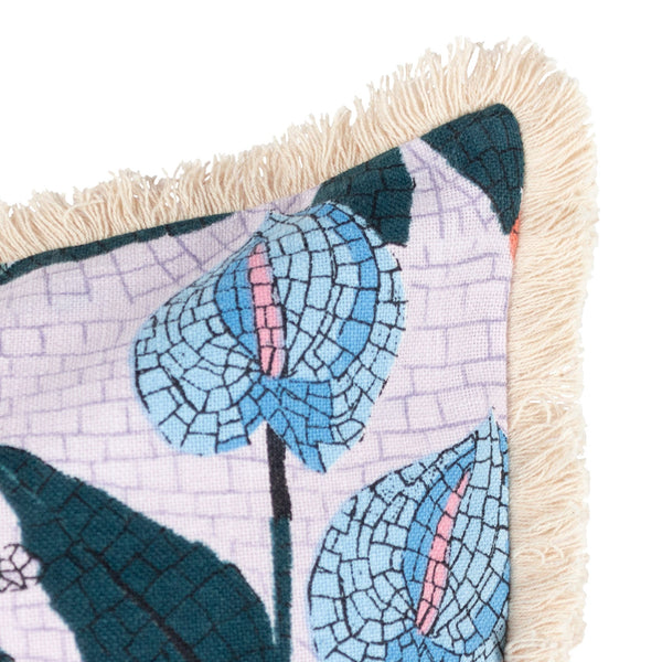 Cypressa 50x50 Feather Filled Cushion Lilac - Canwell Interiors Limited - Riva