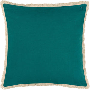 Cypressa 50x50 Feather Filled Cushion Teal - Canwell Interiors Limited - Riva