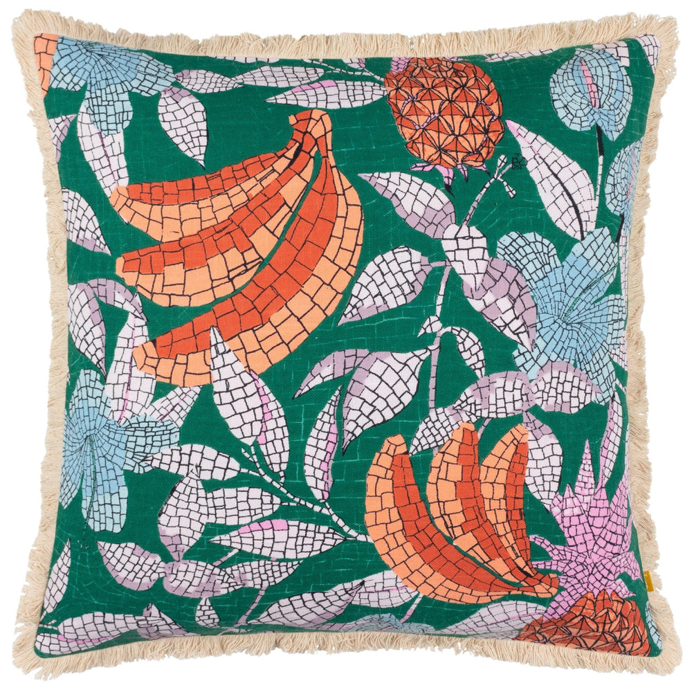Cypressa 50x50 Feather Filled Cushion Teal - Canwell Interiors Limited - Riva