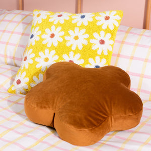 Daisy 45x45 Feather Filled Cushion Mellow Yellow - Canwell Interiors Limited - Riva