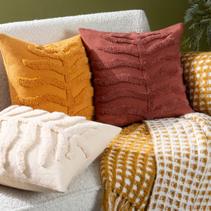 Dakota 45x45 Feather Filled Cushion Natural - XShowhome Limited - Riva