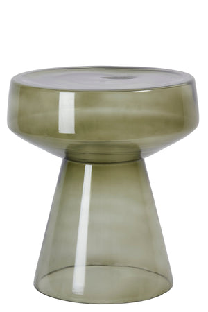 DAKWA Side Table — Glass Grey Green - Canwell Interiors Limited - Light & Living