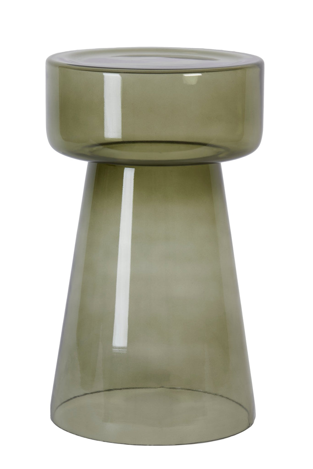 DAKWA Side Table — Glass Grey Green - Canwell Interiors Limited - Light & Living