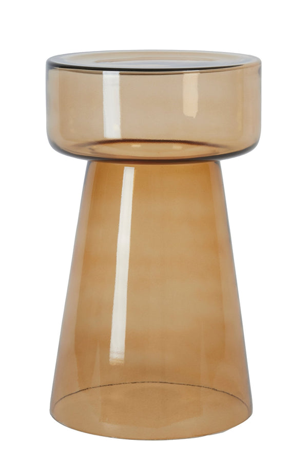 DAKWA Side Table — Glass Ocher Yellow - Canwell Interiors Limited - Light & Living