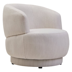 Dale Ivory Linen Curved Chair - Canwell Interiors Limited - Xshowhome