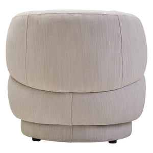 Dale Ivory Linen Curved Chair - Canwell Interiors Limited - Xshowhome