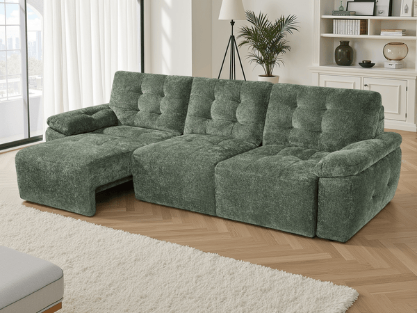 Dallas Electric Sofabed Green 3 Seater - XShowhome Limited - Xshowhome
