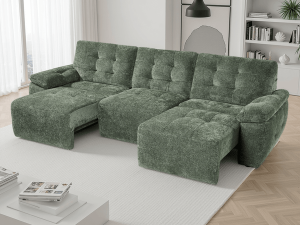 Dallas Electric Sofabed Green 3 Seater - XShowhome Limited - Xshowhome