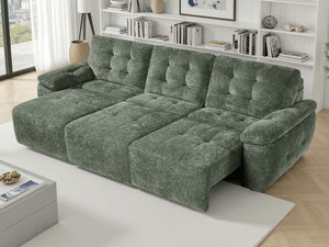 Dallas Electric Sofabed Green 3 Seater - XShowhome Limited - Xshowhome