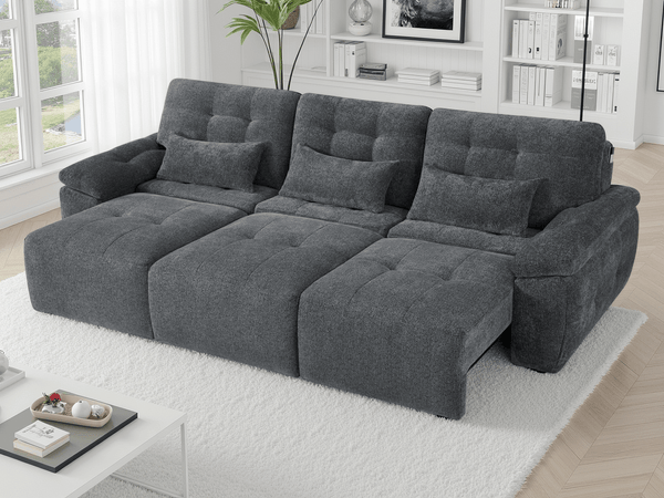 Dallas Electric Sofabed Grey 3 Seater - XShowhome Limited - Xshowhome