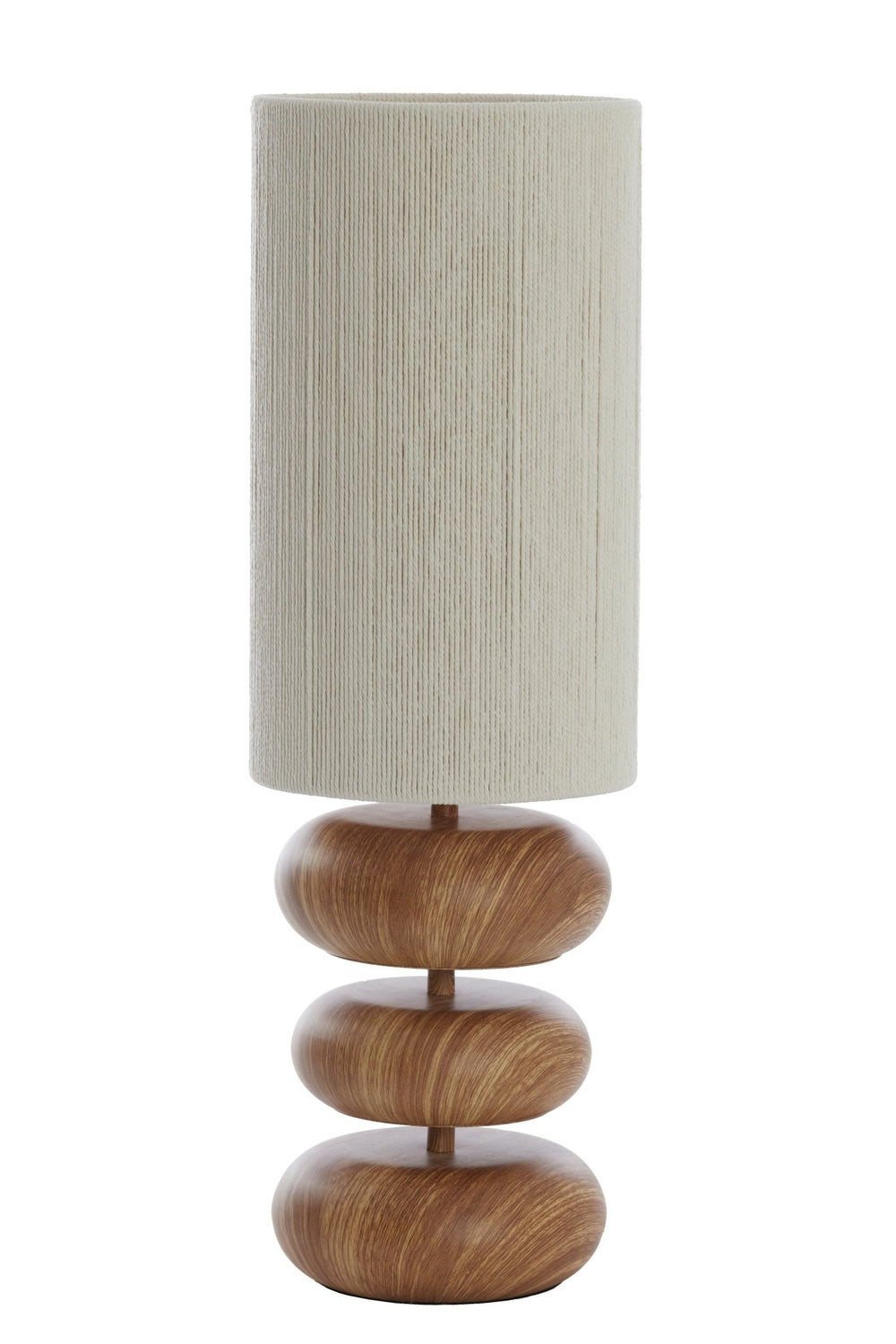 DANIALO Table Lamp - Wood Natural & Rope Cream - XShowhome Limited - Light & Living