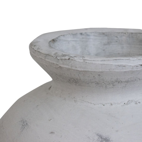 Darcy Antique White Vase - Canwell Interiors Limited - Hills