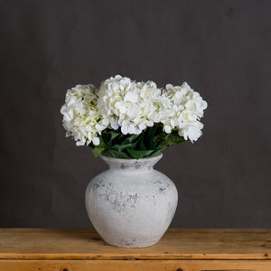 Darcy Antique White Vase - Canwell Interiors Limited - Hills