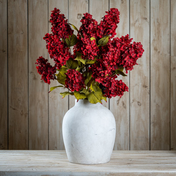 Dark Red Spear Hydrangea Spray - Canwell Interiors Limited - Hills