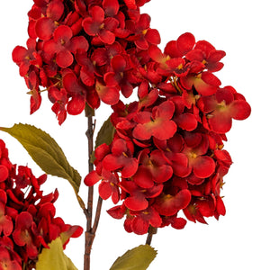 Dark Red Spear Hydrangea Spray - Canwell Interiors Limited - Hills