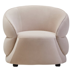 Darla Stone Velvet Curved Chair - Canwell Interiors Limited - Xshowhome