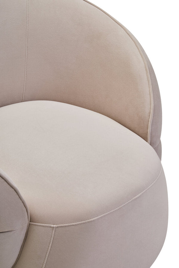 Darla Stone Velvet Curved Chair - Canwell Interiors Limited - Xshowhome
