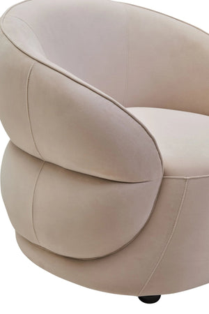 Darla Stone Velvet Curved Chair - XShowhome Limited - Xshowhome