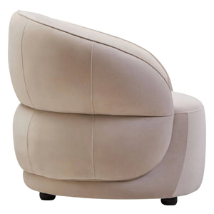 Darla Stone Velvet Curved Chair - XShowhome Limited - Xshowhome